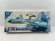 Vintage Nitto Boeing E-3A.AWACS Model Kit 1/100 Gray HTF