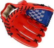 BELLIFFY PU Thickened Baseball Glove for Infielder Training Breathable Shockproof Design Fit for Easy Ball Catching Durable Mitt for Youth Adults