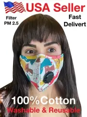 Mask, Face mask Handmade face mask washable, Adult, Kids, Included Filter PM2.5