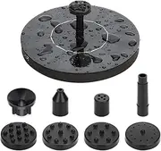 Solar Fountain | Solar Water Pump - Solar Water Pump with 6 Water Spray Patterns for Bird Baths, Garden, Patio, Fish Tank