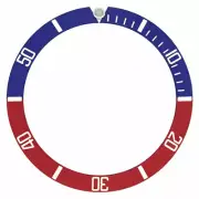 Submariner Bezel Insert For Rolex Submariner 16610LV, 16613 Blue/Red Pepsi