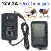 DC 100-240V 12V 2A 24W power supply AC Adapter LED driver Class Size 5.5 x 2.1mm