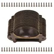 20PCS File Name Card File Cabinet Handles Label Holder Antique Bronze Drawer Label Pull Cabinet Fra