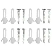 Heavy Duty Zinc Alloy Adjustable Shelf Clamp for Glass Shelves Set of 4