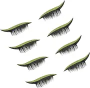DRESSOOS Vivid False Eyelash Stickers Dense Eyelash Tape for Stage and Everyday Look