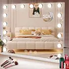 Large Makeup Mirror 80x62cm Hollywood Vanity with 17 LED Light Wall Table Mirror