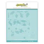 Honey Bee Holly Border Set Of 2 Coordinating Stencils