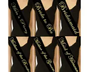 Hens Party Sash Sashes Bride Night Party Bridal Wedding Bridesmaid Bachelorette