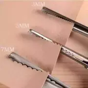 DIY Sewing Tailor Scissors Stainless Steel Wave Lace Shears 3/5/7mm Dressmaker