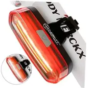 DUO-120 Red/White Strobe Back Rear Bike Light USB Rechargeable COB LED Lights
