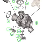 BMW F32 418D 420D 425D B47 渦輪增壓器 原廠渦輪 副廠渦輪 渦輪翻新整理 需報價
