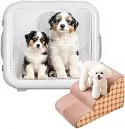 Smart Pet Dryer Box for Cats & Dogs - Quiet Electric Grooming Blower with Temperature Control，65L