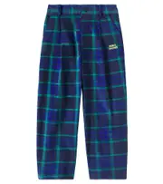 [Bobo Choses] Bobo Choses Checked cotton velvet pants Y 12/13 blue
