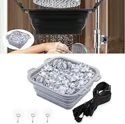 JDBLGJD Anda Arctic Ice Therapy, Portable Cold Shower, Silicone Folding Ice Bath, Convenient for Gym & Home