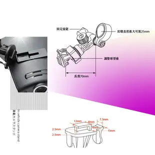 【T02 360度 T型】後視鏡扣環式支架 Papago Gosafe GS300 GS350 GS120 GS320