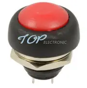 Red 12mm Waterproof Momentary ON/OFF Push Button Mini Round Switch