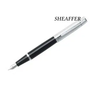 【Penworld】SHEAFFER西華 300系列黑桿銀套鋼筆 F尖 9314