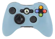 Silicone Cover For XBOX 360 Controller Skin Case Light Blue