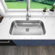 Sinber Undermount Kitchen Sink Heat Resistant Mounting Hardware Stainless Steel