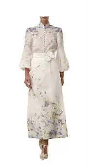 Zimmermann Harmony pencil midi skirt size 3 RRP $695