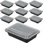 10 PCS Meal Prep Containers, Durable Plastic Food Storage Containers with Lid...