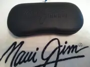 Maui Jim Sunglass Case Jeweled Small Black Hard Clam Shell Case Replacement NEW