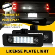 2X LED Number Plate License Tag Light For Ford Flex Taurus Focus Fusion Mustang