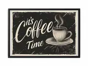 Its Coffee Time Framed Print Fine Art Poster Print