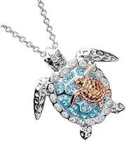 [Yardenfun] Innovative Turtle Necklace Stylish Animal Chain Fashion Jewelry for Women for Parties