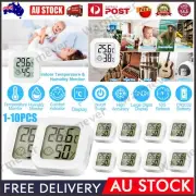 Digital LCD Temperature Meter Hygrometer Gauge Thermometer Humidity Meter Indoor