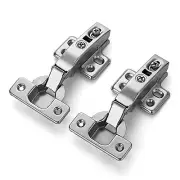 Soft Close Cabinet Hinges, Adjustable w/ Screws, Brand New, 2 Pack
