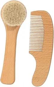 Gogogmee Bath Brush Comb Set Scalp Shampoo Brush Portable Bath Scrubber Gentle Care for Newborns