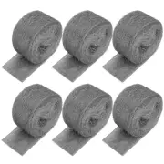 Steel Wool Fabric Gap Blocker - 78ft Hardware Cloth for Walls & Vents (6 Rolls)