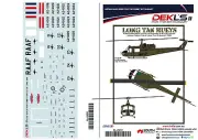 1/35 UH-1B Iroquois - RAAF Battle of Long Tan Decals DEKL's II