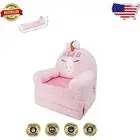Magical Unicorn Fold-Out Lounger & Kids Sofa Seat - Easy Setup & Carry Handle