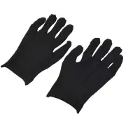 Balck Cotton Moisturising Glove Liners • Beauty Eczema Dermatitis Psoriasis