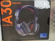 Logitech Wireless A30 Astro Headset - Navy - PS5,PS5, PS4, Nintendo Switch, PC,