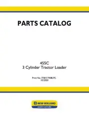 New Holland 455C Tractor Loader Backhoe Parts Catalog PDF/USB - FNH17408L