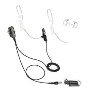 ArrowMax 6-Pin Quick Disconnect Clear Tube Earphone for Tait TP9100 TP9140