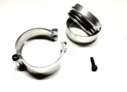 BILLET Aluminium 2.5" Quick release Intercooler Pipe Clamp SILVER