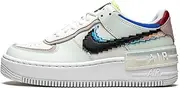[Nike] Women's Air Force One Shadow SE Barely Grn/Wht/PLT Violet/Blk (CV8480 300) - 8