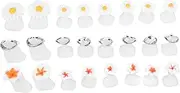 MUSISALY Separator for Pedicures 24pcs Silicone Toe Spacers Set Toe Spreader Men for Diy Nail Art