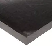 1" x 13.5" x 15", Acetal POM Plastic Sheet, Black