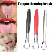 Tongue Scraper Cleaner Steel Bad Breath for Dental Care Tool USN