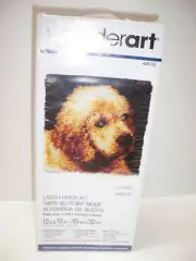 WonderArt Latch Hook Kit Puppy Love Dog Labs NEW Sealed In Box