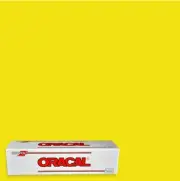 1 Roll 24" X 12" ORACAL 651 Permanent Self Adhesive Vinyl - BRIMSTONE YELLOW