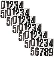 Uonlytech 6Sheets Large Number Sticker Decals Weatherproof Adhesive Numbers for Mailbox Trash Can Racing Decals Self Adhesive Stickers Easy to See from Distance