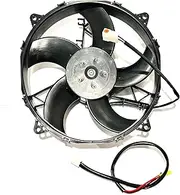 SPAL 30101512 11" Puller Radiator Condenser Fan 12 VOLT High Performance Curved Blade 1233 cfm VA26-AP50/C-44A & Spal FRPT Harness