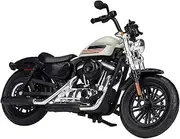 Motorbike Racing Toy Model 1:18 for Harley 2018 Forty-Eight Motorcycle Model Collection Mini Moto Metal with Plastic Part Motorcycle Model with Steering Movable Stand