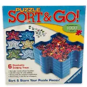 Ravensburger Sort and Go Jigsaw Puzzle Accessory Sturdy Pieces Sorting Trays New